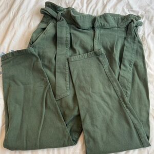 Sezane Austin Trousers Vert Cargo - Size 48